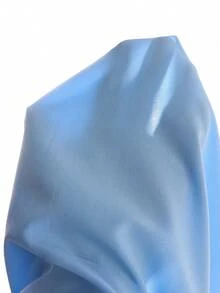 Elladie kids 女童蓝色网纱碎花连衣裙，儿童舒适甜美可爱时尚无袖连衣裙，适合夏季、海滩、度假、户外活动 - 藍色 - 查看 5