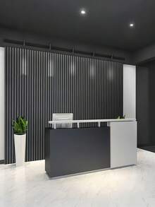 Roll Of PVC Self-Adhesive Wallpaper, 45 Cm/17.72 In * 300 Cm, 500 Cm/118.11 In, 196.85 In. Modern Minimalist Style, Striped Texture. Ideal For Decorating Rooms, Including Walls In Living Rooms, TV Backdrops, Bedrooms, And Study Rooms. - multicolor - View 2