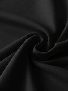 SHEIN Franclia Women's Sleeveless Elegant Dress With Bow Decor - Black - View 6