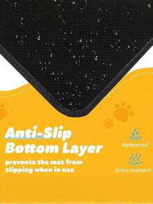 Double Layer Honeycomb Waterproof Cat Litter Mat Large Hole Non Stick Litter Feet For Indoor Home Pet Area Easy Clean Reusable Odor Control Washable Pet Supplies - Dark Grey - View 5