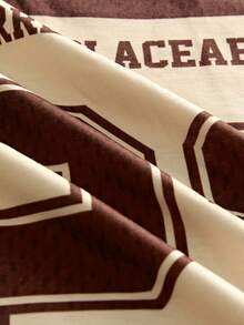 EVRINFINITE Camiseta casual de cuello redondo con bloque de color número 23 para hombres - Multicolor - Ver 5