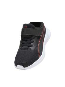 Puma CLYDE Kids' Sneakers Cushioned Premium Modern Street Style Running School Black 377277-09 - Schwarz Rot - Übersicht 4