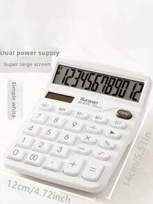 One Office Desk Calculator Suitable For Office And Finance Work, Featuring A Fashionable Design, Compact And Practical, Portable Office Supplies - Single Piece - View 5