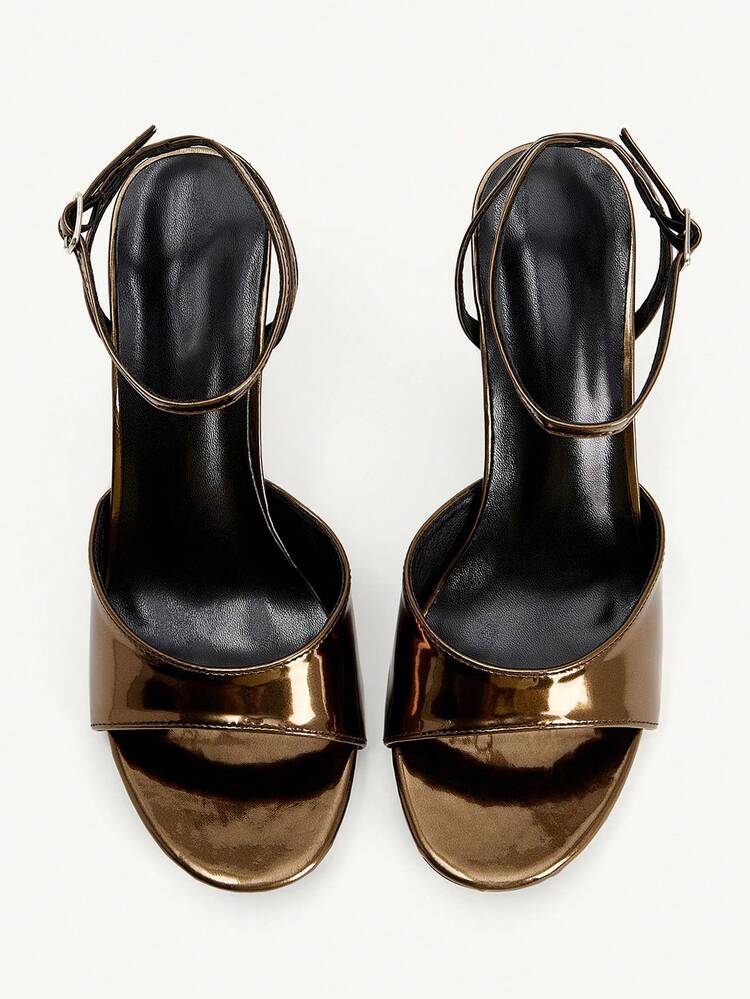 CUCCOO CHICEST Women Shoes Stiletto Sandals, Trip Buckle Design, Elegant Commuter Dating Temperament Women's Shoes