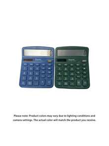 One Office Desk Calculator Suitable For Office And Finance Work, Featuring A Fashionable Design, Compact And Practical, Portable Office Supplies - Single Piece - View 4