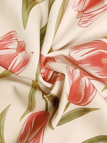 Balvessa Ladies Weave Elegant Long Summer Dresses - Pink - View 7