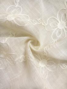 GlowEve Blusa elegante de verano de tejido liso para damas - Albaricoque - Ver 5