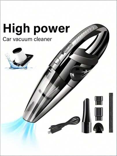 Teckwe Cordless Vacuum Cleaner, Suitable For Home Cleaning, Car Cleaning, Pet Hair Removal, Multi-Functional Portable Handheld Car Vacuum Cleaner, Suitable For Various Scenarios, Includes A Variety Of Accessories.(Equipped With Parallel Dual-Cell Batteries, 1500mAh + 1500mAh)
