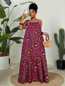 Maweii Mẫu đầm thời trang cỡ lớn nhiều màu sắc mới năm 2025 mang đến cảm giác nghỉ dưỡng. - Màu đỏ tím - Xem 5