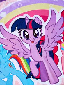 My Little Pony X SHEIN Toalla de baño con capucha de potro de dibujos animados linda, toalla de playa, adecuada para usar en la playa y junto a la piscina. Hecha de tela de microfibra, muy absorbente y adecuada para niños de 7 a 12 años. - Rosa - Ver 11