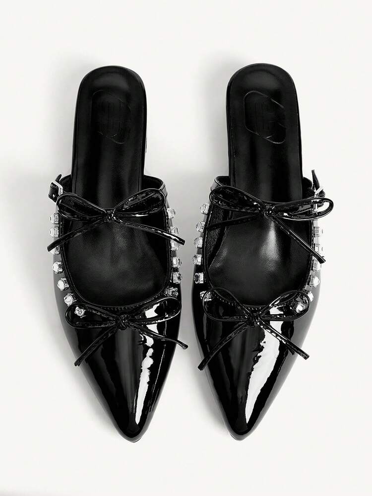 CUCCOO CHICEST New Arrival Women's Rhinestone Bow Decor Chunky Heel Pumps Summer Shoes Wedding Shoes Bride Shoes