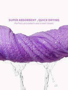 My Little Pony X SHEIN Toalla de baño con capucha de potro de dibujos animados linda, toalla de playa, adecuada para usar en la playa y junto a la piscina. Hecha de tela de microfibra, muy absorbente y adecuada para niños de 7 a 12 años. - Rosa - Ver 6