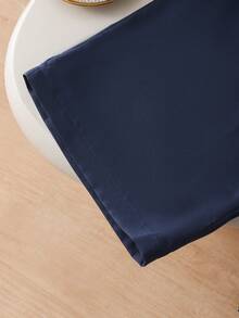 2pcs/Set Tween Girl Stylish Blue Striped Bow Sleeveless Top And Loose Straight Leg Pants Set, Casual Outfit For Spring/Summer - Navy Blue - View 6