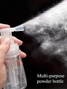 1PC Powder Spray Bottle - Refillable Dispenser For Talcum, Setting Powder & Powder, With Safety Lock Nozzle, Portable Travel Bottle For Daily Powder Use, Perfume Bottle, Travel Bottles - Multicolor - View 6