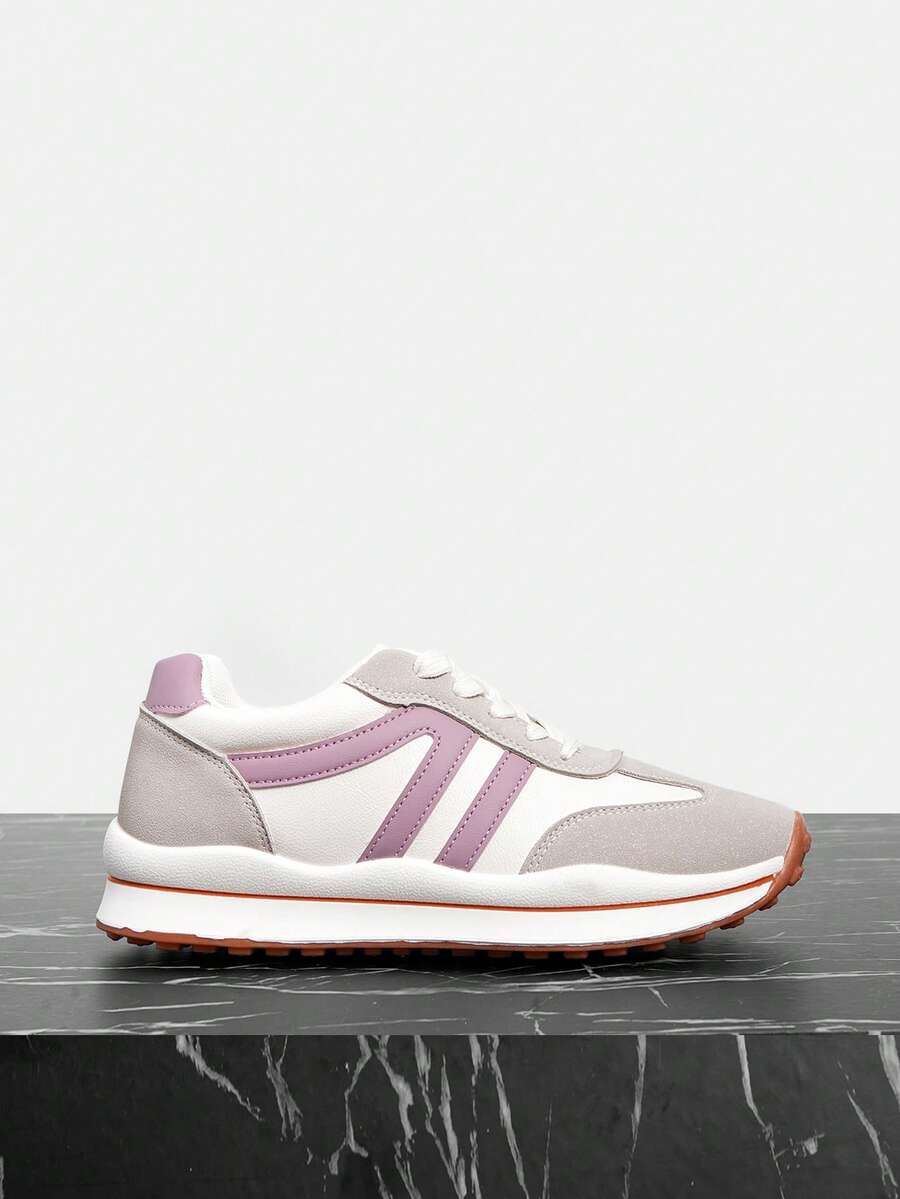 Vate Women's Casual Sneakers - Beige - View 1