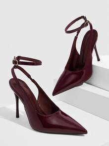 CUCCOO SZL Women Pumps - Burgundy - View 1