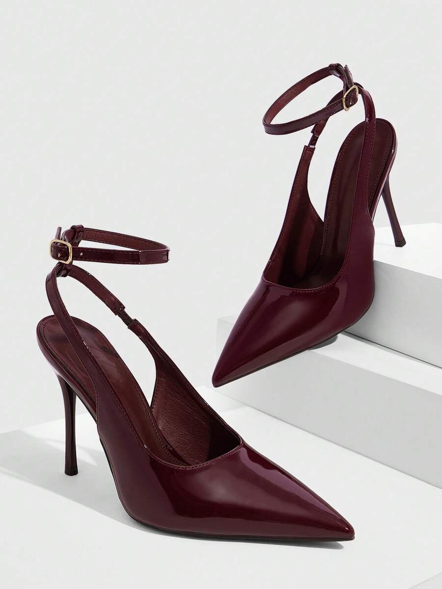 CUCCOO SZL Women Pumps - Burgundy - View 1