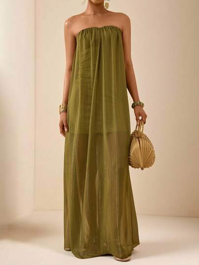 Vesra 女士优雅雪纺连衣裙