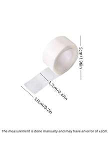 100 piezas de cinta adhesiva invisible para globos, puntos de pegamento adhesivo transparente de doble cara extraíble para decoraciones colgantes de boda, cumpleaños, fiestas y suministros - Cinta de doble cara - Ver 4