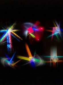 Optical Glass X Cube Birefringent Cube: Prism Rgb Merger Separator, Educational Gift, Classroom Physics, Suitable For Ages 14 And Up - Multicolor - View 4