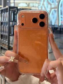 Étui souple transparent scintillant et pailleté - Coque de luxe brillante avec protection de l'appareil photo pour 17 Pro Max, 16, 15, 14, 13 Pro Max, Plus - Transparent - Voir 4