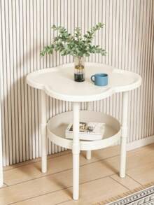1PC Scandinavian Modern Coffee Table Movable Side Table Multi Functional Furniture Piece Cottage Core Christmas Home Decor Living Room Accent Holiday Gift Idea Stocking Fillers - Multicolor - View 2