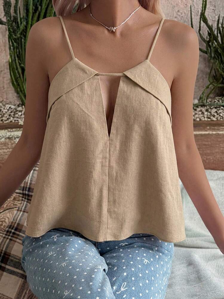 Women's Casual Sexy Spaghetti Strap Tank Top For Summer