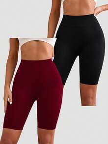 Velisys Set de 2 pantalones cortos deportivos sin costuras - Multicolor - Ver 3