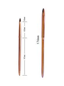 1 Bút vẽ móng nghệ thuật acrylic, bút khắc gel UV, bút vẽ bột lỏng 3D, bút tạo hình, dụng cụ làm móng nghệ thuật - Vàng - Xem 2