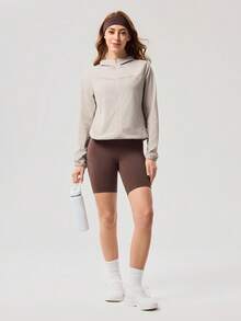 OutZeal Women Outdoor Pants Running Gym Water-Resistant Lightweight Packable Tops - Khaki - View 6