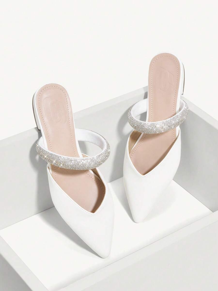 CUCCOO CHICEST Casual All-Match Flat Shoes Suitable For Daily Outfits For Summer Vacation Shoes Summer Summer Shoes Summer Break Easter For Christmas Elegant Shoes Wedding Shoes Summer Shoes Bride Shoes - White - View 1