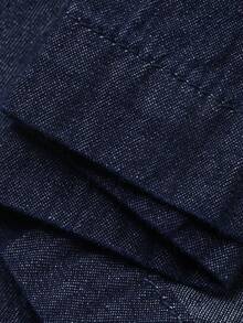 Livesso Bộ đồ mùa xuân hè gồm áo khoác cardigan denim không tay màu xanh nhạt cổ điển có túi lớn và quần jeans ống đứng rộng rãi, phù hợp cho đi làm, dạo phố, du lịch hoặc đám cưới. - Rửa tối - Xem 7
