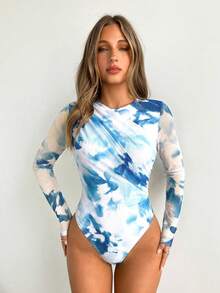 Siren Gaze 女士扎染印花褶皱长袖连体衣 白色和蓝色上衣 女士长袖上衣 扎染上衣 夏季长袖上衣 蓝色长袖上衣 春季长袖上衣 女士流行上衣 女士精品上衣 夏季长袖上衣 可爱长袖上衣 女士休闲装 女士长袖上衣 女士透视网纱上衣 女士连体衣 扎染长袖上衣 女士长袖上衣批发 女士夏季上衣 女士休闲上衣 女士最新款上衣 女士新品上市 - 藍白色 - 查看 4