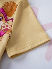 SHEIN | PAW Patrol 男童休闲圆领短袖T恤和裤子套装（2件套） - 彩色 - 查看 8