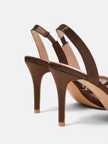 CUCCOO HITCHD Damen Schuhe mit rundem Zehenbereich, dünnem Absatz, Spitze, Mesh, Perlen, Peep-Zehen, Slingback, Damen High Heel Sandalen, Mode, Eleganz, Party, Hochzeit Sandalen, Damen Hochzeitsschuhe - Hellgrau - Übersicht 10