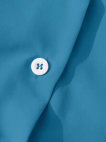 GlowEve Camisas elegantes y de oficina para otoño para damas - Azul - Ver 4