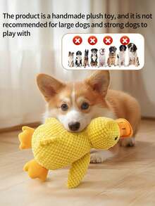 Plush Squeaky Dog Toy, Suitable For Medium & Large Dogs, Stuffed Puppy Chew Toy, Cute Dog Companion Gift - Multicolor - View 2