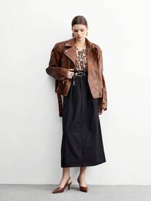 CUCCOO BIZCHIC Giày cao gót mũi nhọn màu đen thời trang nữ, có quai ngang mắt cá chân, phù hợp cho đi làm, hẹn hò, dự tiệc, công sở, đi làm. - Rỉ Nâu - Xem 10