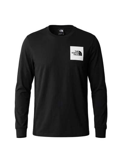The North Face Fine Men's Long Sleeve T-Shirt Black