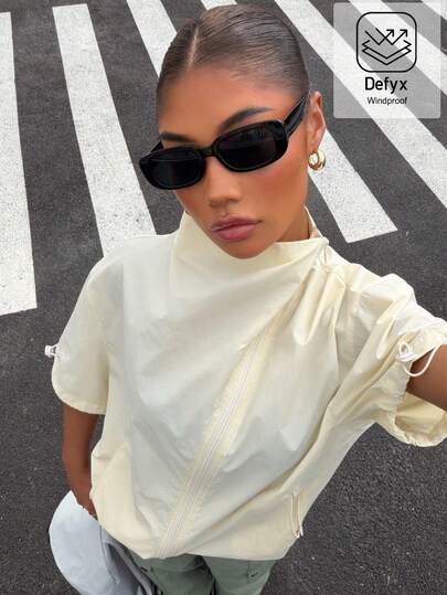 Muchica 女士户外短袖防水轻便衬衫