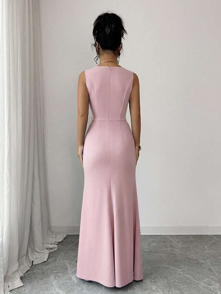 Women Midi Dresses - 老玫瑰 - 查看 6