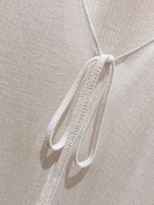 Resyla Lace Trim Camisole Dress Cover Up, Long Sleeve Knit Shrug Tops For Women, Summer Sun Protection - Beige - View 4