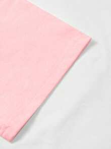 SHEIN LUNE Vacation,Spring,Resort Wear Women,Spring T-Shirt For Women - Pink - View 7