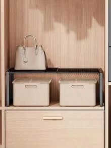 Kệ đựng đồ trong tủ quần áo có thể điều chỉnh và mở rộng, chịu tải nặng - Giá đựng đồ bằng kim loại xếp chồng tiết kiệm không gian với bề mặt được đánh bóng, không cần lắp ráp. Thích hợp cho nhà bếp, phòng ngủ, sắp xếp bàn làm việc, kệ đa chức năng, giá để giày, giải pháp lưu trữ, lưu trữ trong tủ quần áo, kệ tủ, sắp xếp và lưu trữ tủ. - Nhiều màu - Xem 10