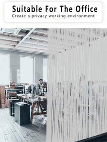 1 Cuộn phim dán cửa sổ chống nhìn trộm và cản sáng, dạng mờ, dán tĩnh điện, thích hợp cho nhà ở và văn phòng. - Nhiều màu - Xem 4