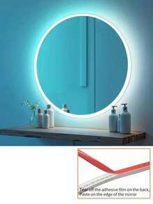 1M/2m/3 Meters/4m/5m LED Touch Sensitive Neon Decorative Light Strip, USB Dimmable Flexible Ambient Lighting For Home Decor, Live Streaming Lighting, Makeup Mirror & Bathroom Mirror Lighting - الجليد الأزرق - مشاهدة 9