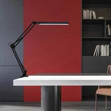 LED Eye-Protecting Folding Long-Arm Clip Black/White Desk Lamp With Three-Color Temperature Settings - USB-Powered, Universal-Joint Design,Material Metal/ABS,Ideal For Office, Dormitory, Studying, Reading, Live Streaming, And Meetings - multicolor - View 10