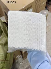 100 Buah Kain Lap Debu Sekali Pakai, Sapu, Sapu, Isi Ulang, Alat Pembersih Non-Woven untuk Lantai, Perangkap Rambut, Debu, Bulu Hewan Peliharaan, Perlengkapan Rumah Tangga, Kebutuhan Pembersihan Dapur Rumah - warna-warni - View 4