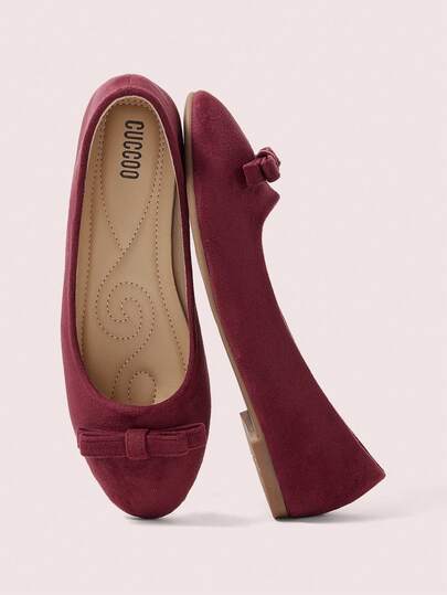 CUCCOO DOLLMOD 蝴蝶结可爱女士平底鞋