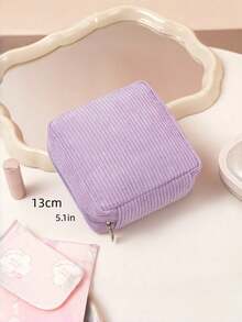 1pc Storage Bag With Thick Sanitary Pads, Hygiene Cotton Storage Bag, Sanitary Pad Pack For Menstruation. - Multicolor - View 10